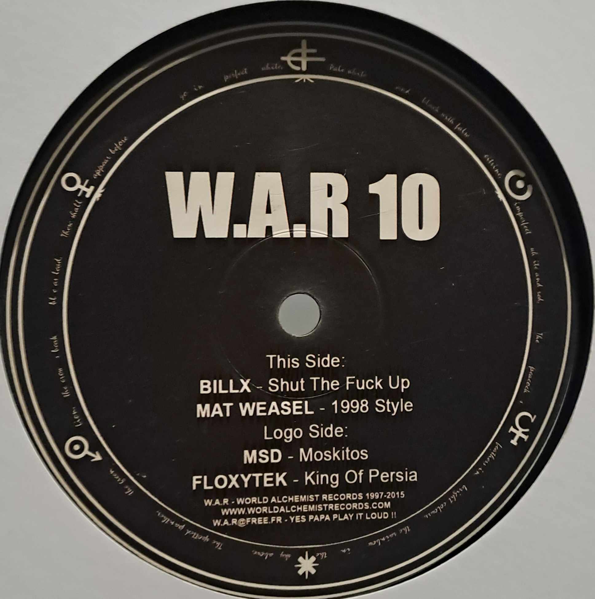 World Alchemist 10 - vinyle freetekno